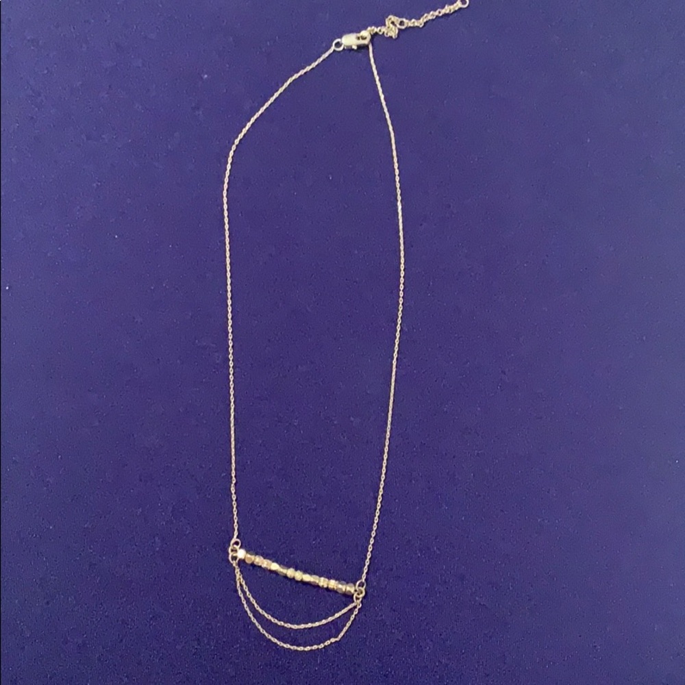 Gold dainty necklace